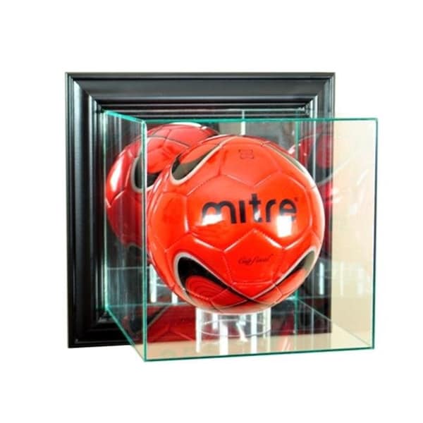 Perfect Cases Perfect Cases WMVLB-B Wall Mounted Volleyball Display Case; Black WMVLB-B - main